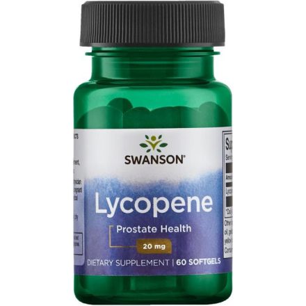 Swanson Lycopene (Likopin) 20mg 60 lágyzselatin kapszula