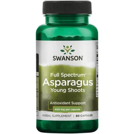 Swanson Asparagus 400mg full spectrum spárgacsíra kivonat 60 kapszula