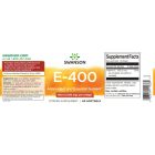 Swanson E-400 vitamin 180mg 60 kapszula d-alfa-tokoferol-acetát