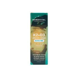 Nordvital D3+K2 csepp 30ml - 60 adag