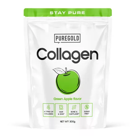 Puregold Collagen Marha Kollagén 300g Zöld alma íz