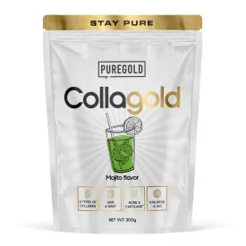   PureGold CollaGold Marha és Hal kollagén italpor hialuronsavval 300g Mojito íz