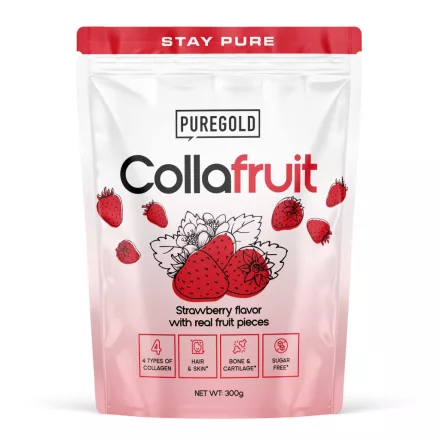 PureGold Collafruit marhakollagén italpor - eper 150g