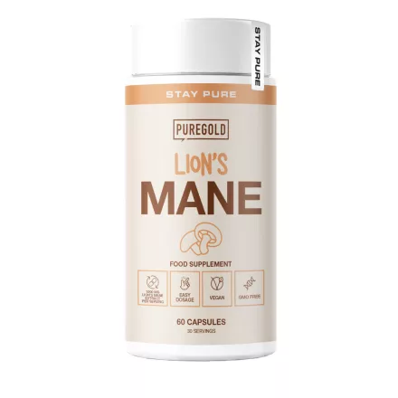 PureGold Vegan Lion's Mane kapszula 60db