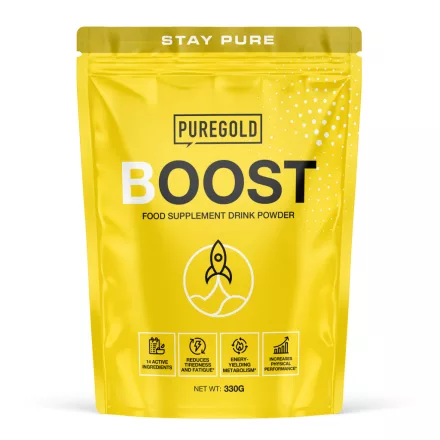 PureGold Boost Pre-Workout - Green Apple 330g