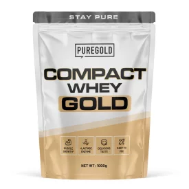   Puregold Compact Whey Gold fehérjepor 1000g - White Chocolate-Raspberry íz