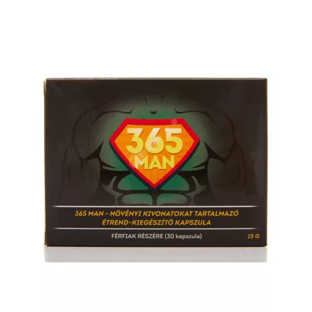 365 Man folyamatos szedésű potencianövelő kapszula 30 db