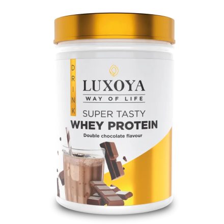 Luxoya Super Tasty Whey Protein 450g - Dupla csokoládé ízű