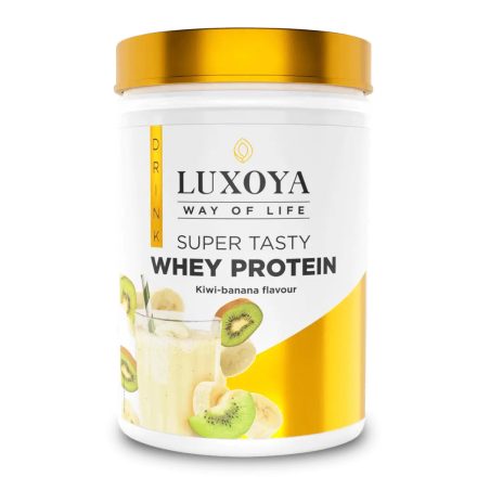 Luxoya Super Tasty Whey Protein 450g kivi banán íz