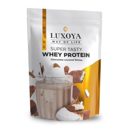 Luxoya Super Tasty Whey Protein 450g csokoládé-kókusz íz DOY