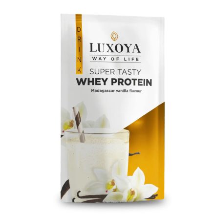 Luxoya Super Tasty Whey Protein 30g - Madagaszkári vanília ízű