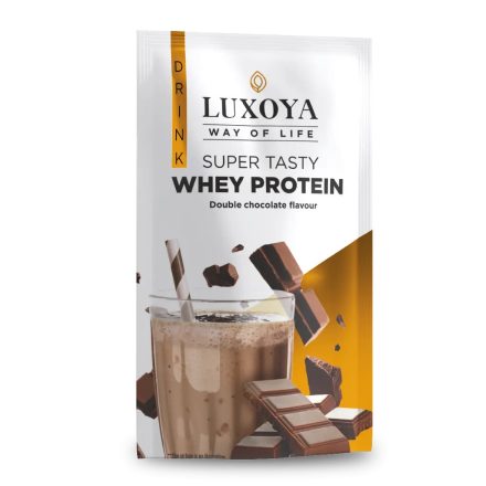 Luxoya Super Tasty Whey Protein 30g - Dupla csokoládé ízű