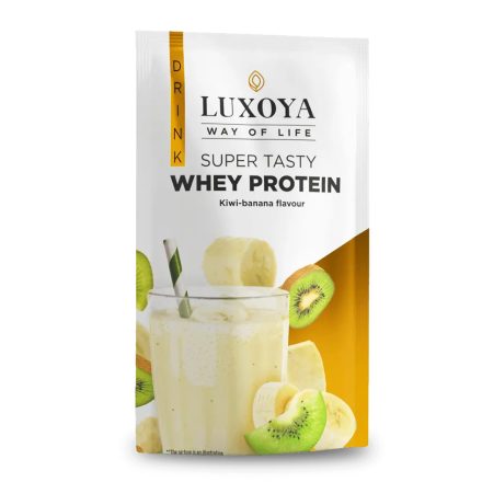 Luxoya Super Tasty Whey Protein 30g kivi banán íz