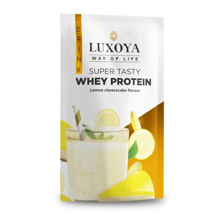 Luxoya Super Tasty Whey Protein 30g citromos sajtorta íz