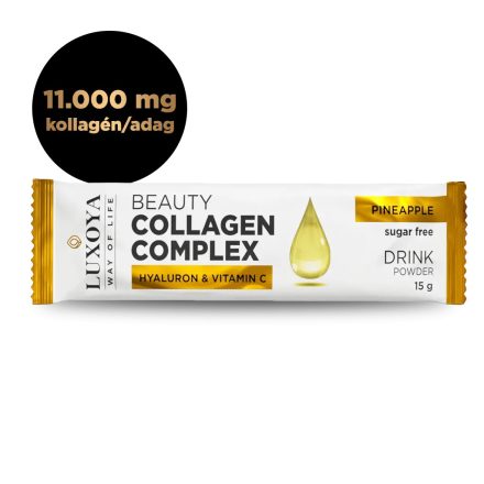 Luxoya Beauty Collagen Complex italpor 15g - ananász íz