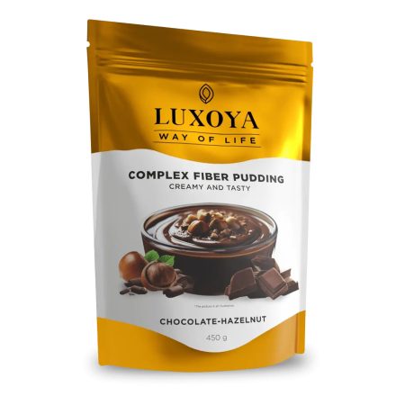 Luxoya Complex rostpuding fehérjével 450 g - csokoládé-mogyoró ízű