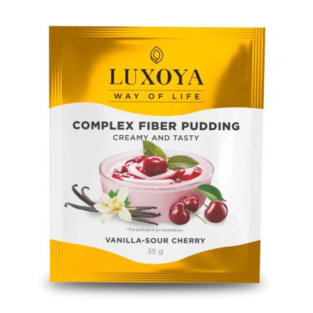 Luxoya Complex rostpuding fehérjével 35 g - vanília-meggy ízű