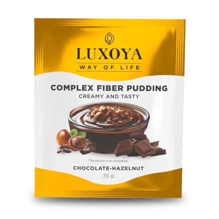 Luxoya Complex rostpuding fehérjével 35 g - csokoládé-mogyoró ízű