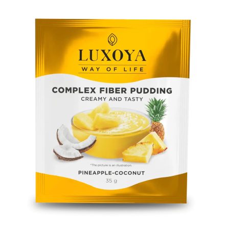 Luxoya Complex rostpuding fehérjével 35 g - ananász-kókusz ízű