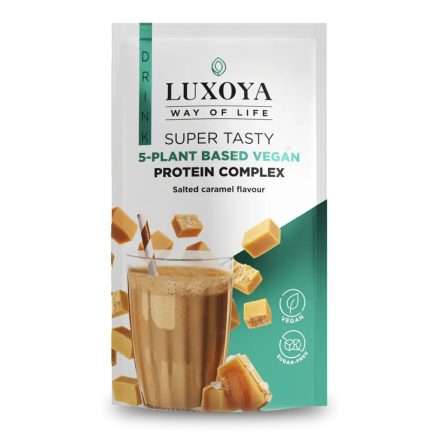 Luxoya vegán fehérje italpor 30 g - Sós karamella ízű