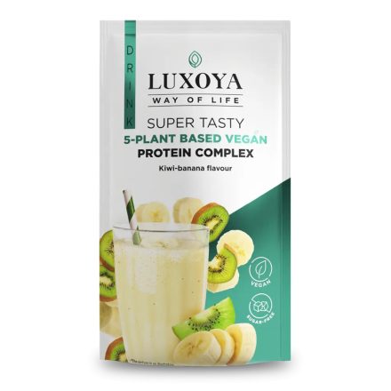 Luxoya vegán fehérje italpor 30 g - Kivi-banán ízű