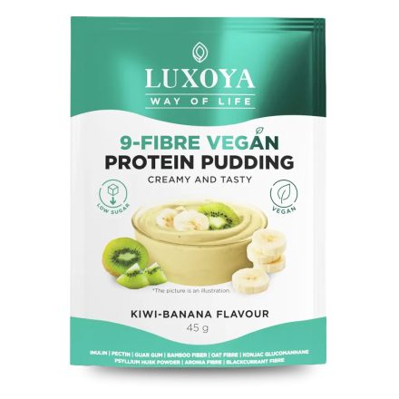 Luxoya Vegan Protein Puding 45g - Kivi-banán ízű