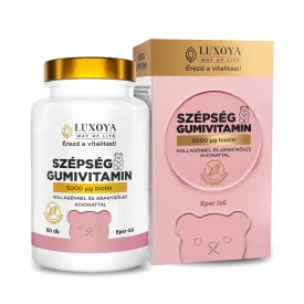   Luxoya szépség gumivitamin - biotinnal, kollagénnel és aranyköles kivonattal 60db