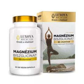 Luxoya Magnézium-biszglicinát B6 vitaminnal kapszula 60 db
