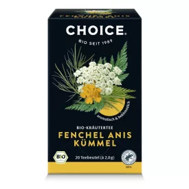   BIO CHOICE® Gyógynövénytea édesköménnyel és ánizzsal 40g Fenchel anis kümmel