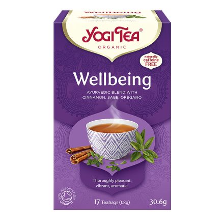 BIO Jó közérzet tea 17x1,8g Yogi Wellbeing