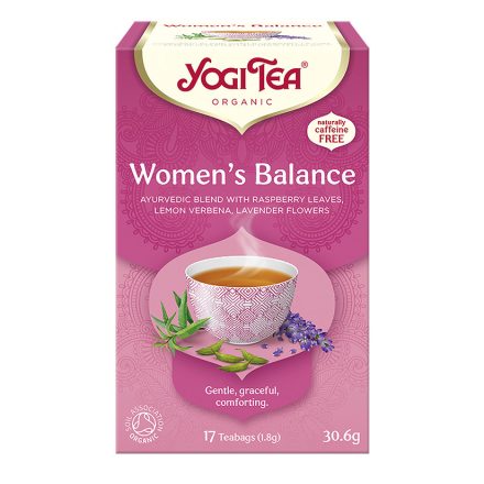 BIO Női egyensúly tea 17x1,8g Yogi Women's Balance