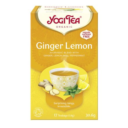 BIO Citromos gyömbér tea 17x1,8g Yogi Ginger Lemon