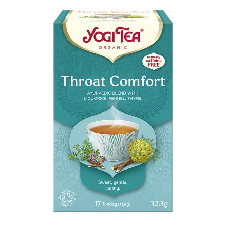 BIO Toroknyugtató herba tea Yogi Throat Comfort