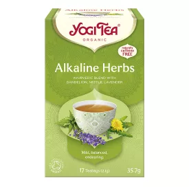 BIO Lúgosító tea 17x2g Yogi Alkaline Herbs