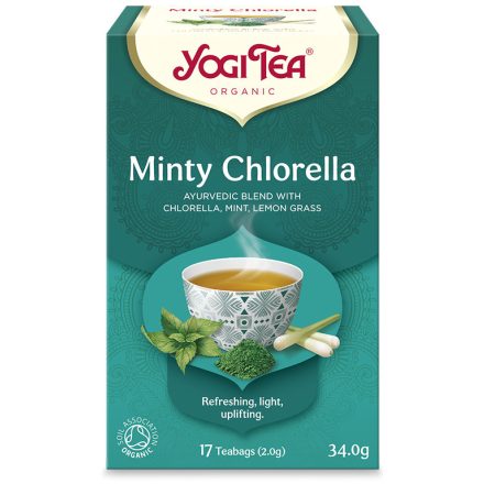 BIO Mentás tea chlorella algával 17x2g Yogi Minty Chlorella