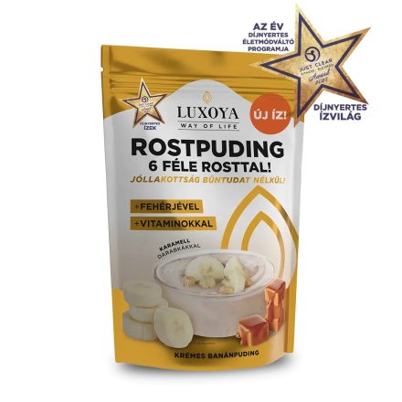 Luxoya Complex rostpuding fehérjével 450 g - vanília-meggy ízű