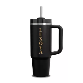 Luxoya Fém Hőtartó Kulacs - Fekete