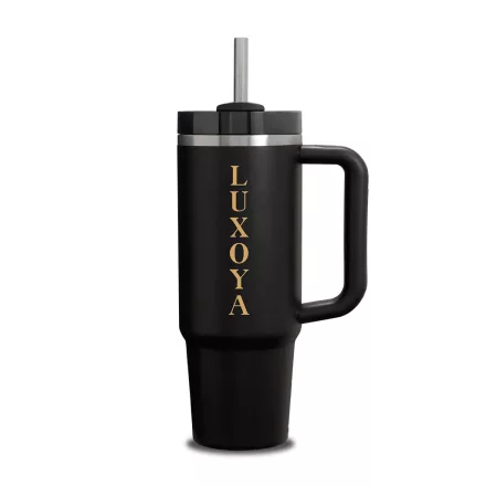 Luxoya Fém Hőtartó Kulacs - Fekete