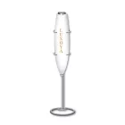 Luxoya Pro Mixer kézi habosító tartóállvánnyal - fehér