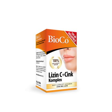 BioCo Lizin C+Cink komplex megapack 100 tabletta