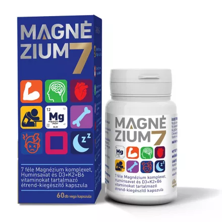 Magnézium 7 étrend-kiegészítő kapszula 60db