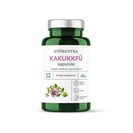 Györgytea Kakukkfű 60db kapszula 32 A légúti rendszer egészségéért.