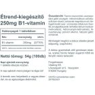 Vitaking B1 vitamin 250mg (100) tabletta