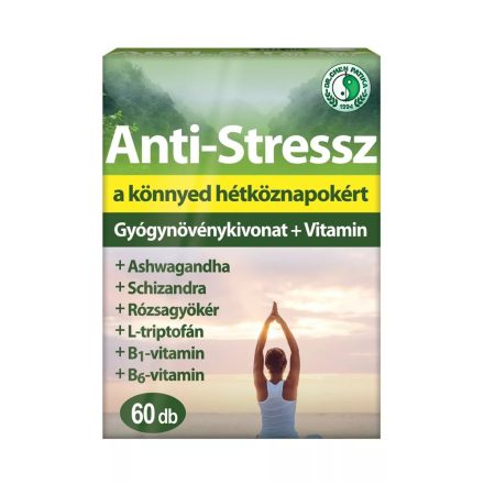 Dr. Chen Anti-Stressz gyógynövény + vitamin kapszula 60db