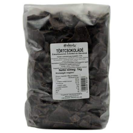 Paleolit Étcsokoládé eritrittel 1kg (tört)