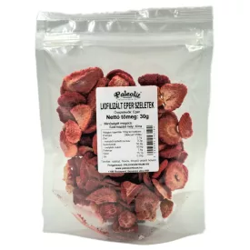   Paleolit Liofilizált eper szeletek 30g Strawberries freeze-dried
