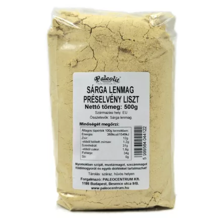 Paleolit Sárga lenmagliszt 500g préselvényből