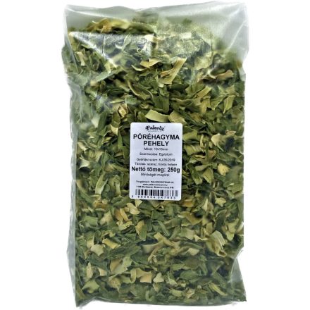 Paleolit Póréhagyma pehely 5x5mm 250g Green leek flakes 5x5mm