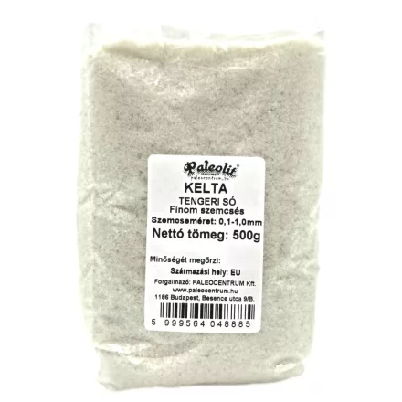 Paleolit Kelta tengeri só finom 500g 0,1-1,0mm Celtic bluesea salt fine