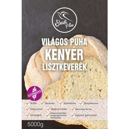 Szafi Free Világos puha kenyér 5kg lisztkeverék